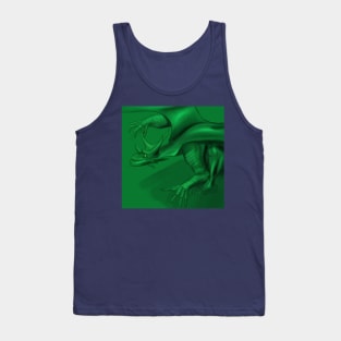 jade green dragon kaiju ecopop natural beast Tank Top